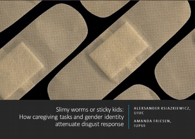 Slimy worms and sticky kids poster